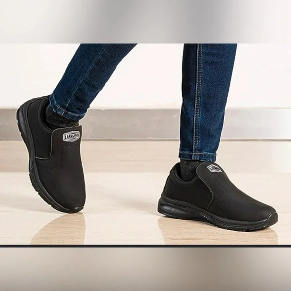 LARNMERN Non Slip Food Service Work Sneakers Waterproof Size Men 9 - Women 11 - Picture 4 of 12